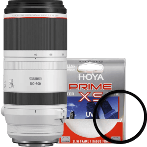 Canon RF 100-500mm f/4.5-7.1L IS USM + Hoya UV Filter (6095613858845)