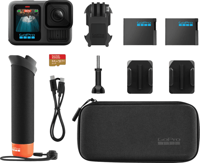 GoPro HERO 13 Black Accessory Bundle (810116381630)