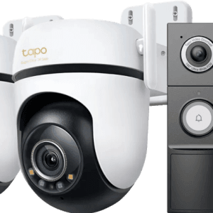 TP-Link Tapo C530WS Duo Pack + D235 Smart Battery & Wired Doorbell (6151123051098)