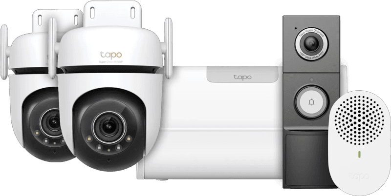 TP-Link Tapo C530WS Duo Pack + H500 CentralHub + D235 Smart Battery & Wired Doorbell (6151123685682)